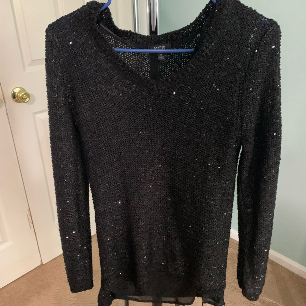 Sexy sparkly tunic top